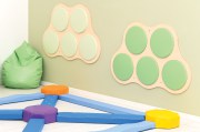 Ronde zitkussens 5 stuks olijfgroen Tangara Groothandel voor Kinderopvang inrichting5